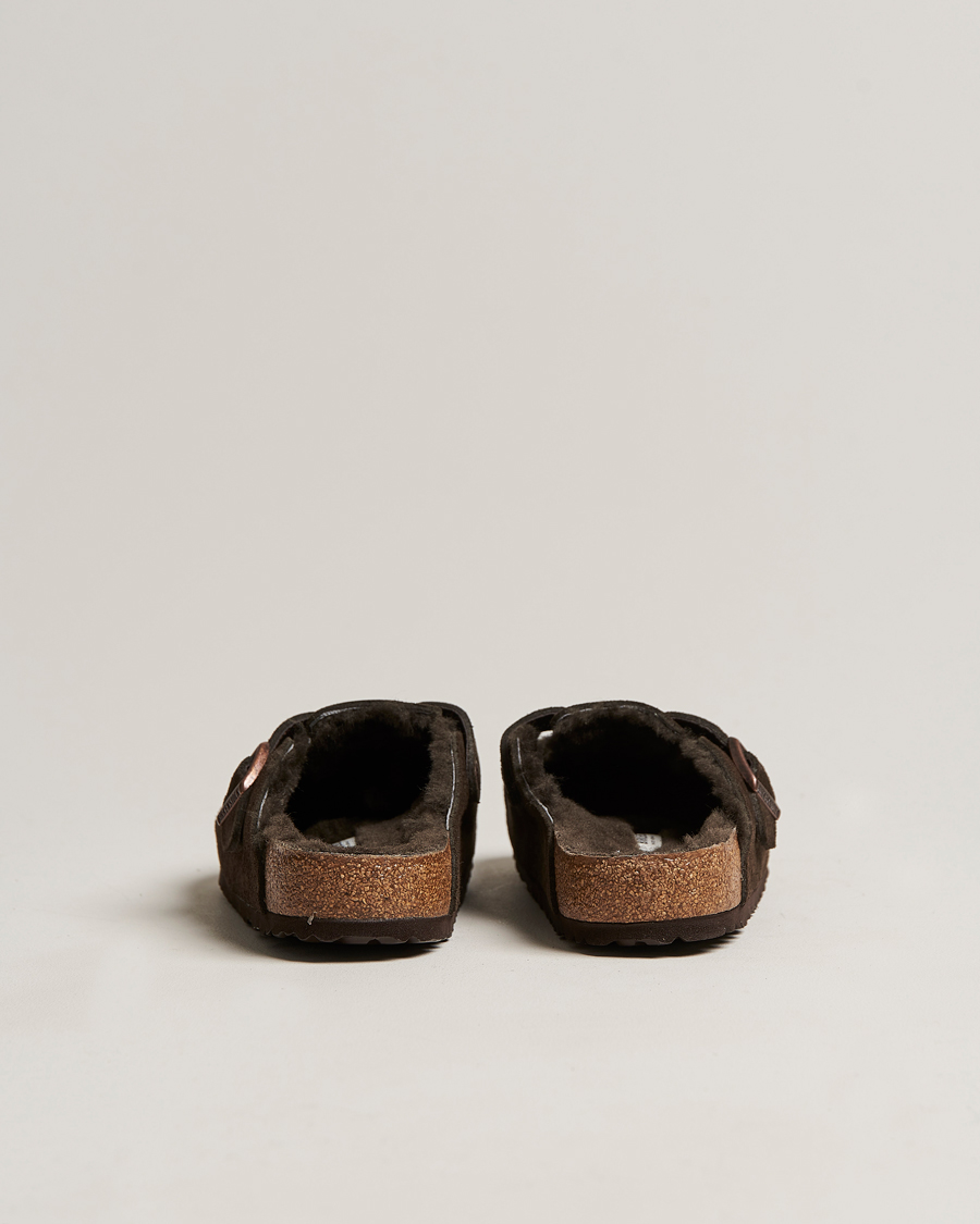 Heren | BIRKENSTOCK Boston Shearling Mocca Suede 40 | BIRKENSTOCK | Boston Shearling Mocca Suede 40