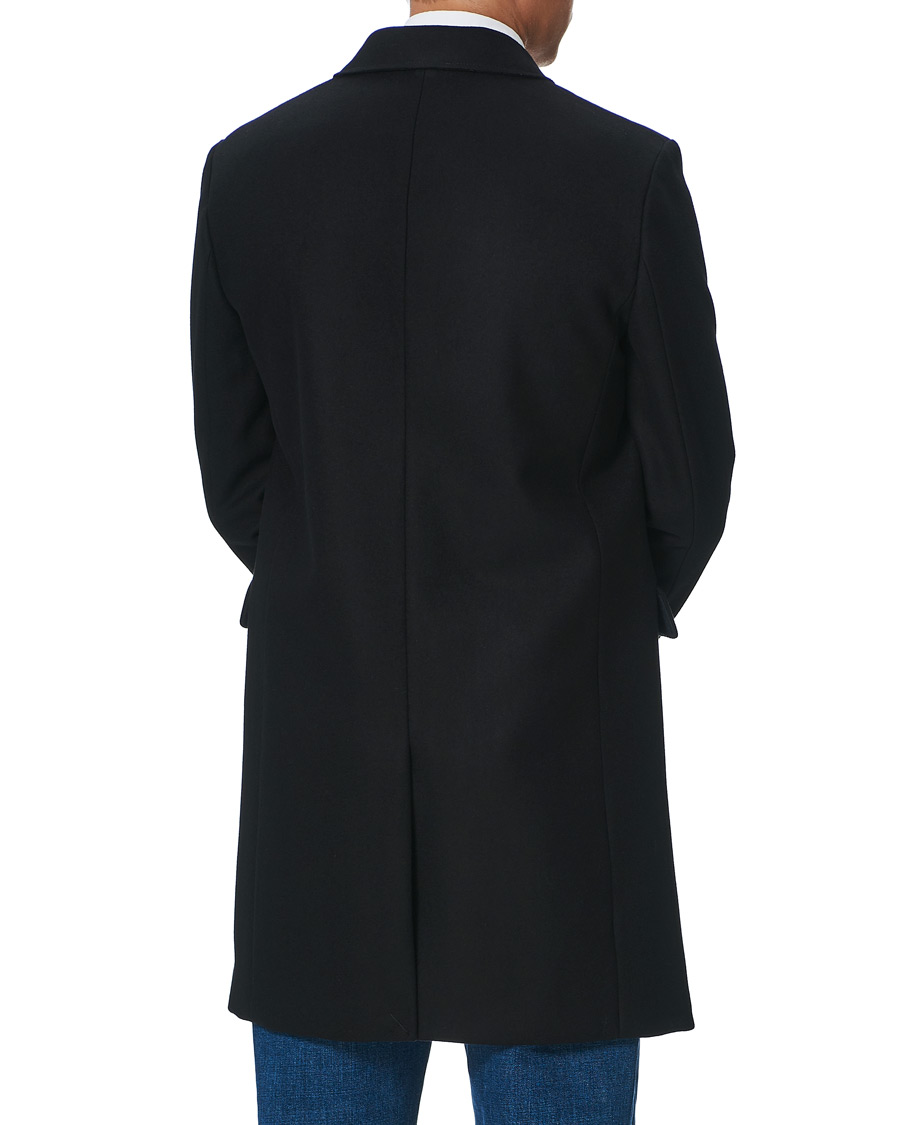 Heren | Jassen | Filippa K | Rhine Recycled Melton Wool Coat Black