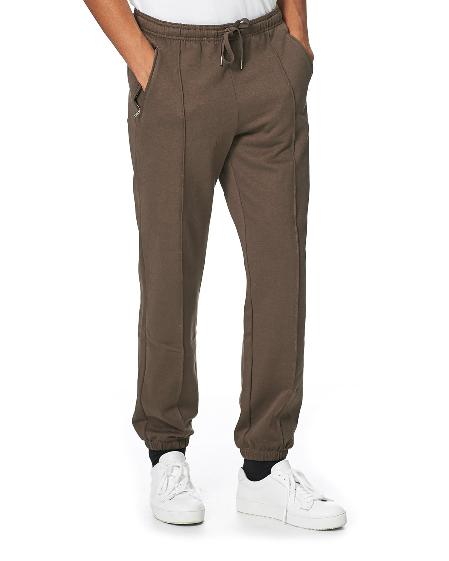 Heren | Broeken | Filippa K | Organic Cotton Jersey Track Pants Dark Taupe