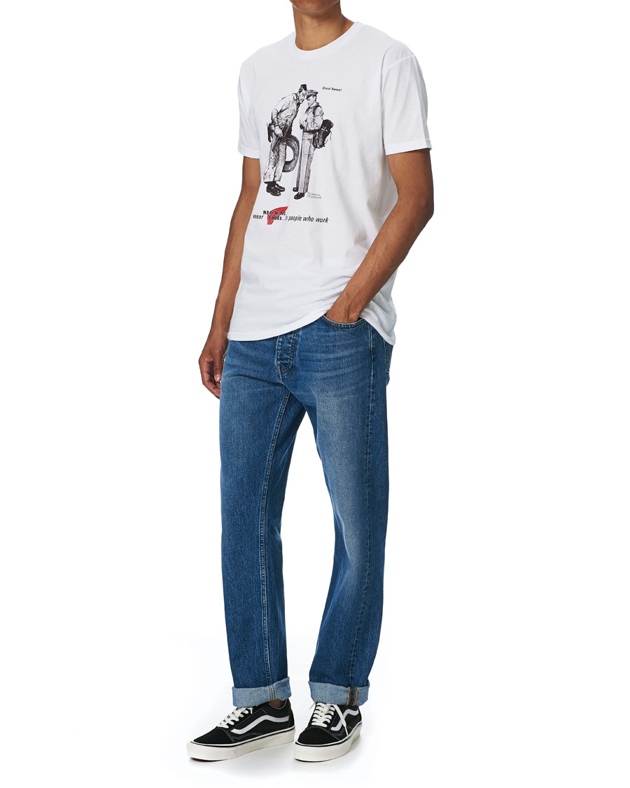 Heren | T-shirts | Red Wing Shoes | Norman Rockwell Archive A D T-shirt White