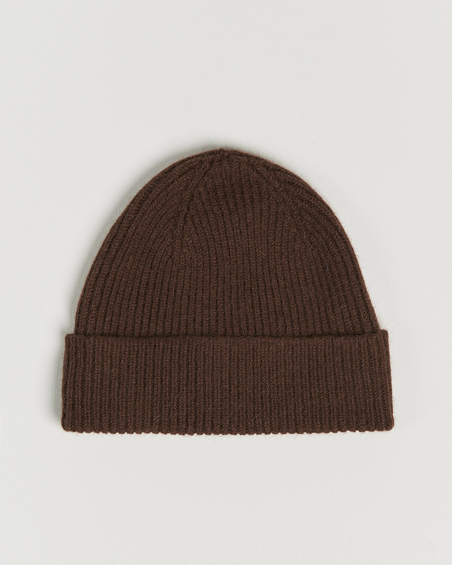 Heren | Le Bonnet Lambswool/Caregora Beanie Gingerbread | Le Bonnet | Lambswool/Caregora Beanie Gingerbread