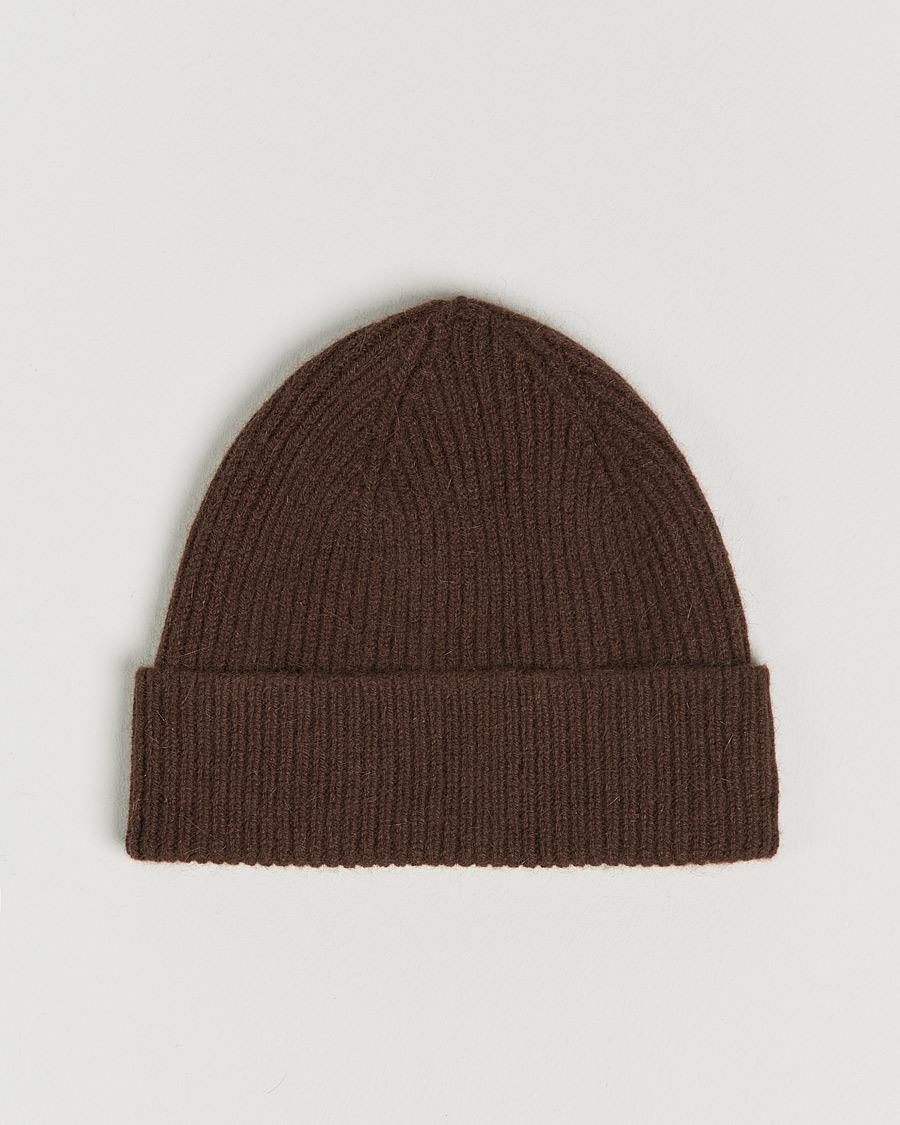 Heren | Le Bonnet Lambswool/Caregora Beanie Gingerbread | Le Bonnet | Lambswool/Caregora Beanie Gingerbread