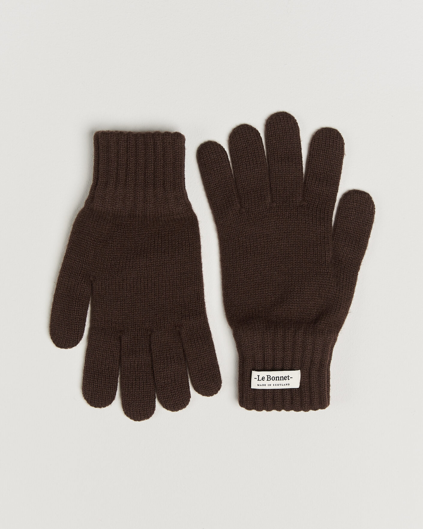 Heren | Handschoenen | Le Bonnet | Merino Wool Gloves Gingerbread