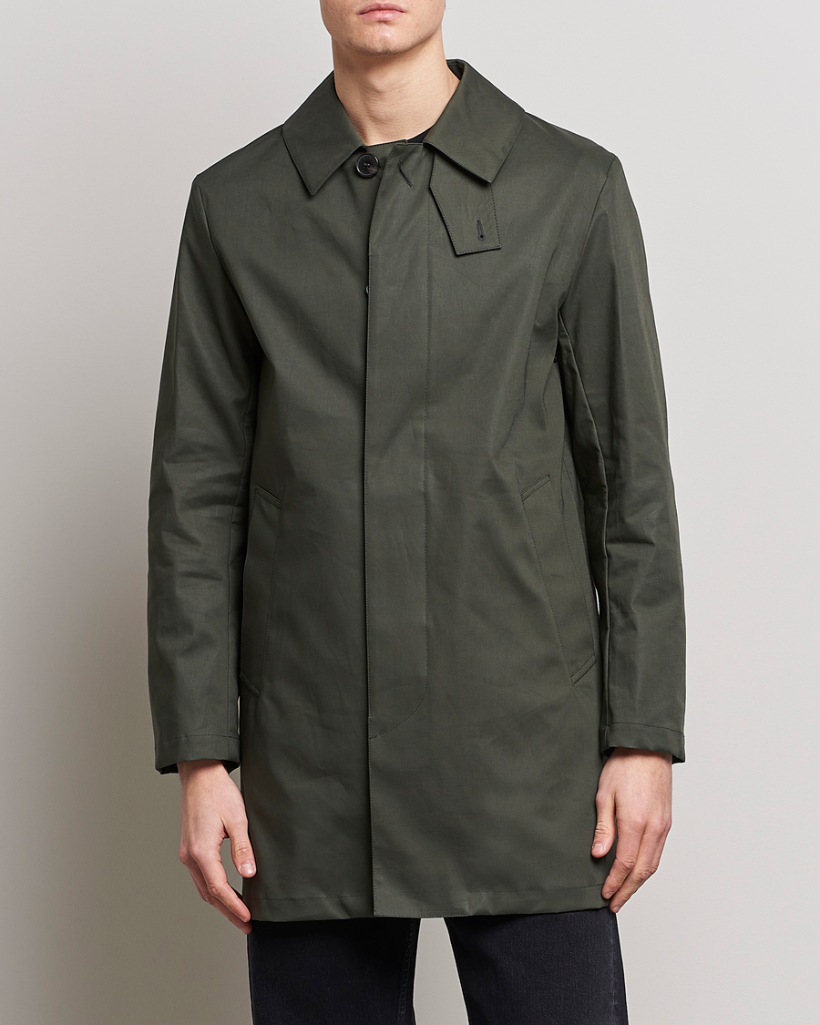 Heren |  | Mackintosh | Cambridge Car Coat Bottle Green