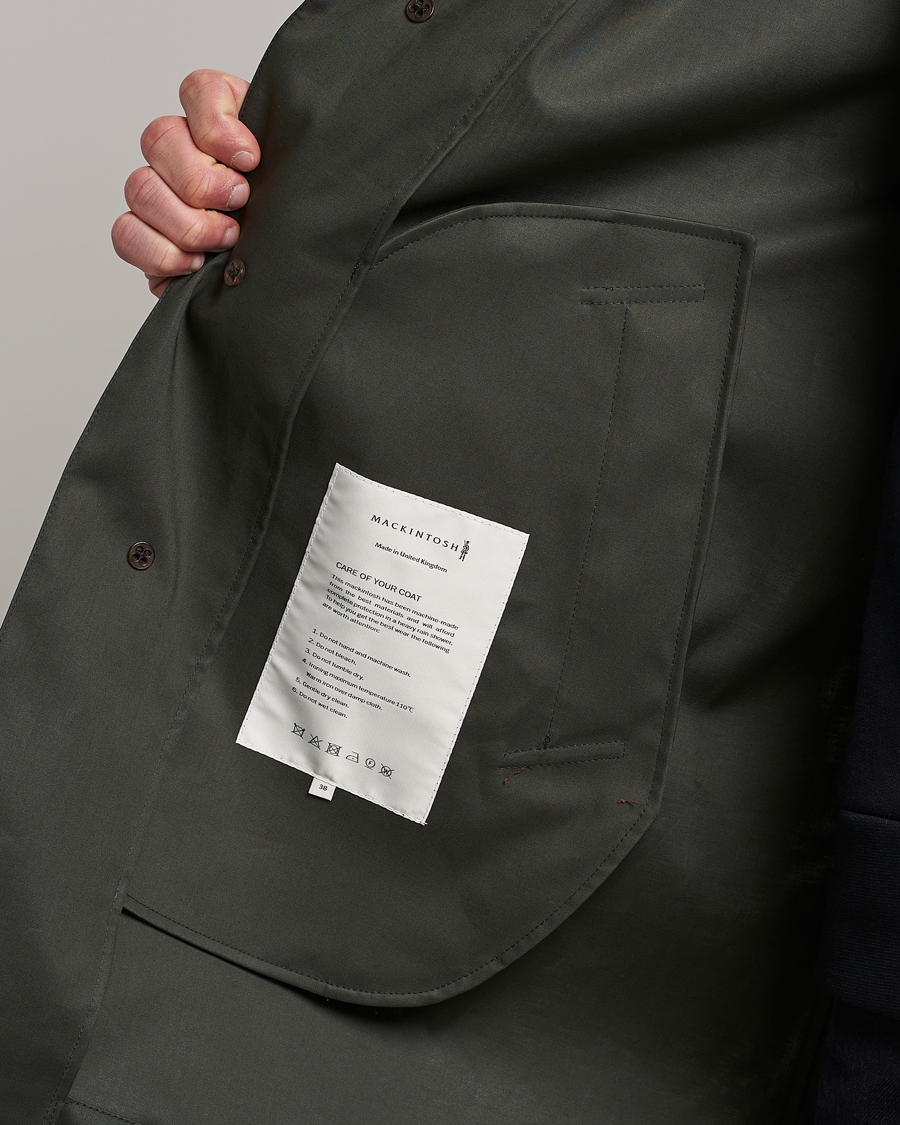 Heren | Jassen | Mackintosh | Cambridge Car Coat Bottle Green
