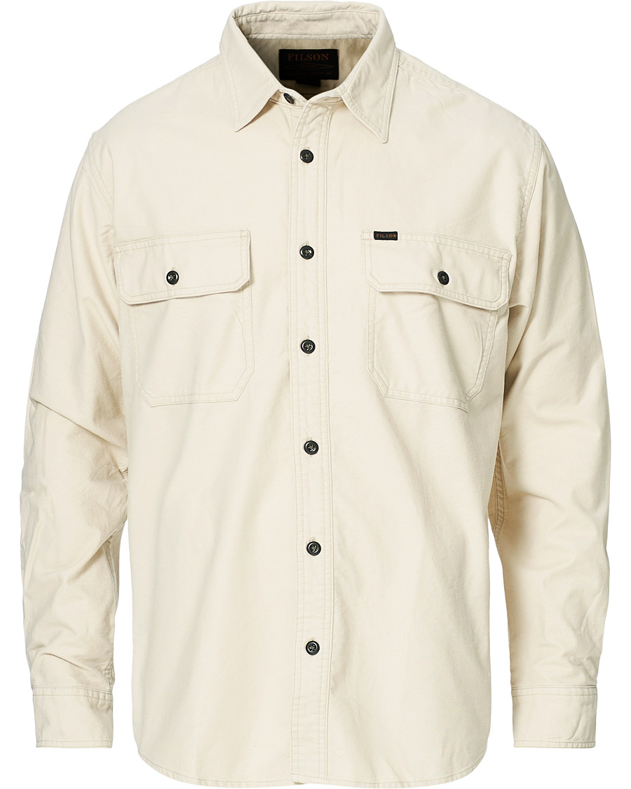 Heren | Overhemden | Filson | Field Flannel Shirt Off White