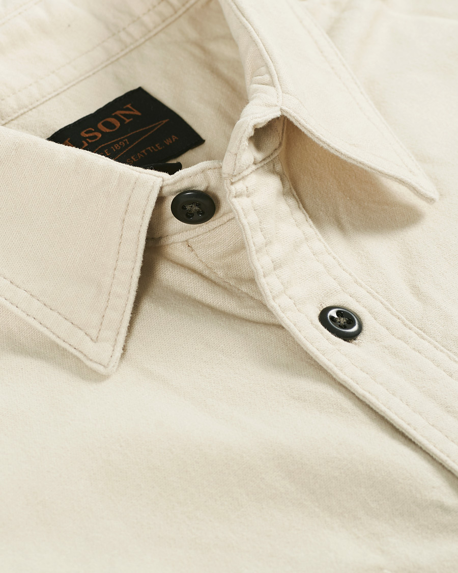 Heren | Overhemden | Filson | Field Flannel Shirt Off White