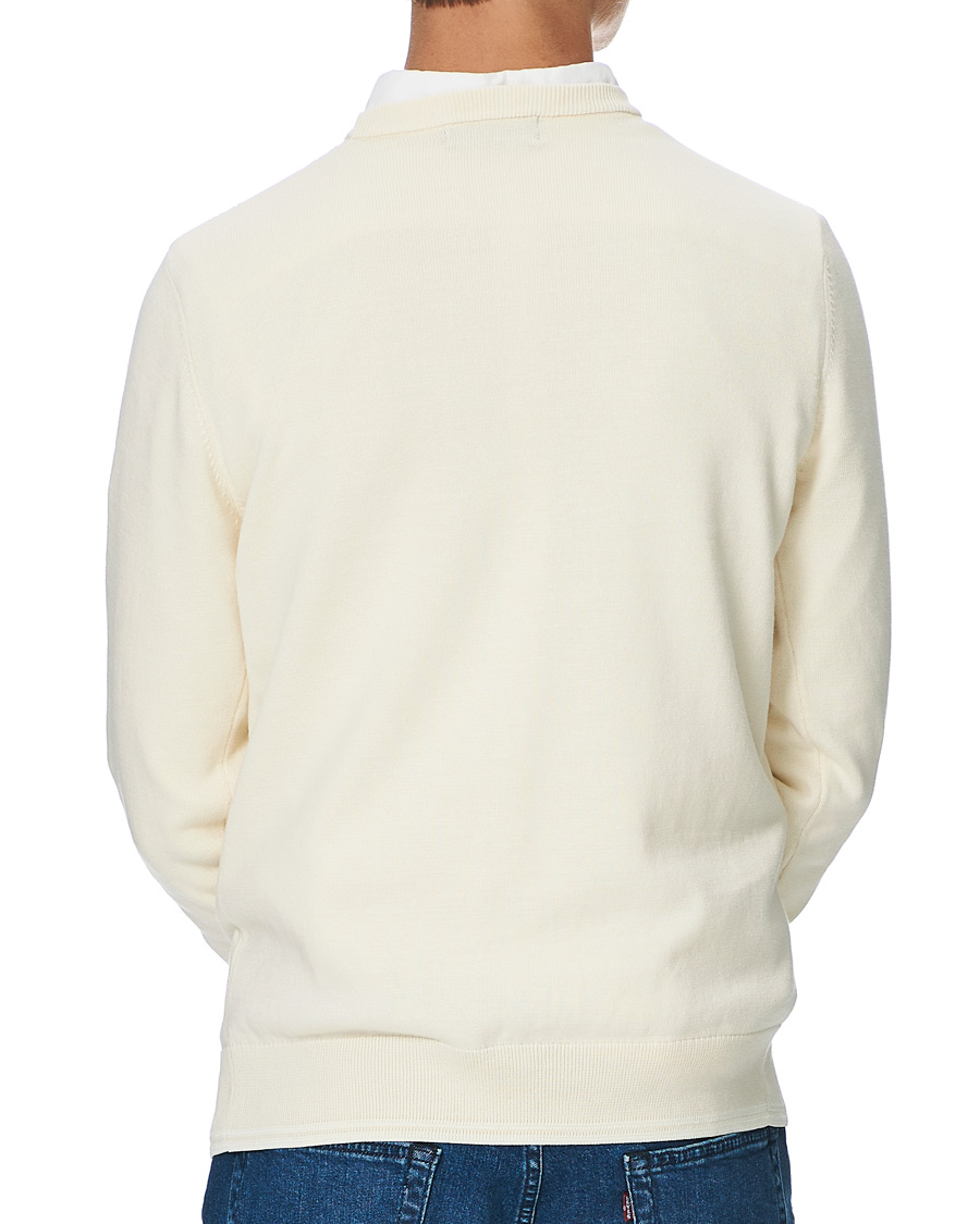 Heren | Truien | Fred Perry | Cable Knit Crew Neck Jumper Ecru