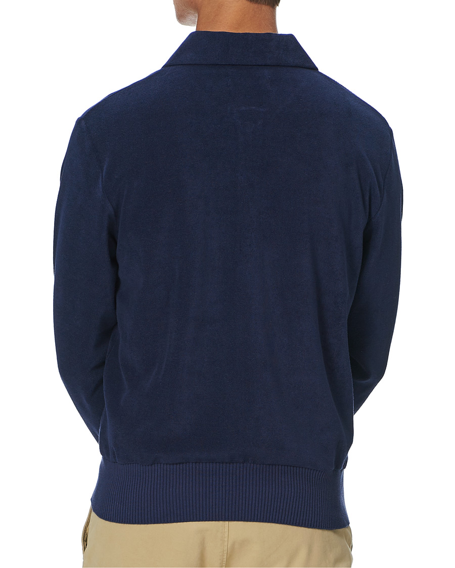 Heren | Truien | Fred Perry | Reissues Towelling Jacket Carbon Blue
