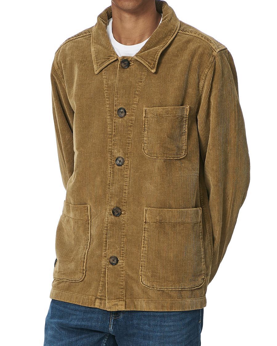 Heren | Overhemden | Morris | Pennon Cord Shirt Jacket Beige