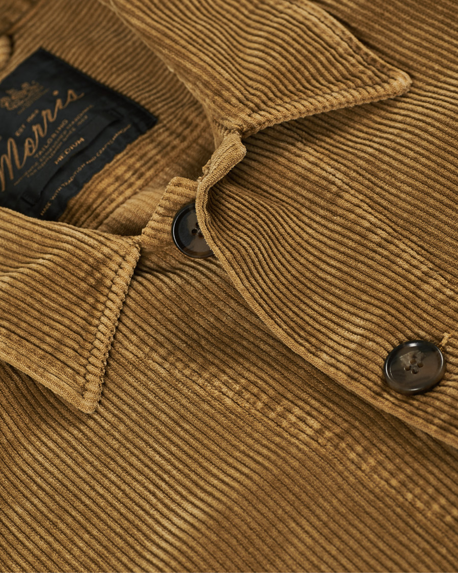 Heren | Overhemden | Morris | Pennon Cord Shirt Jacket Beige