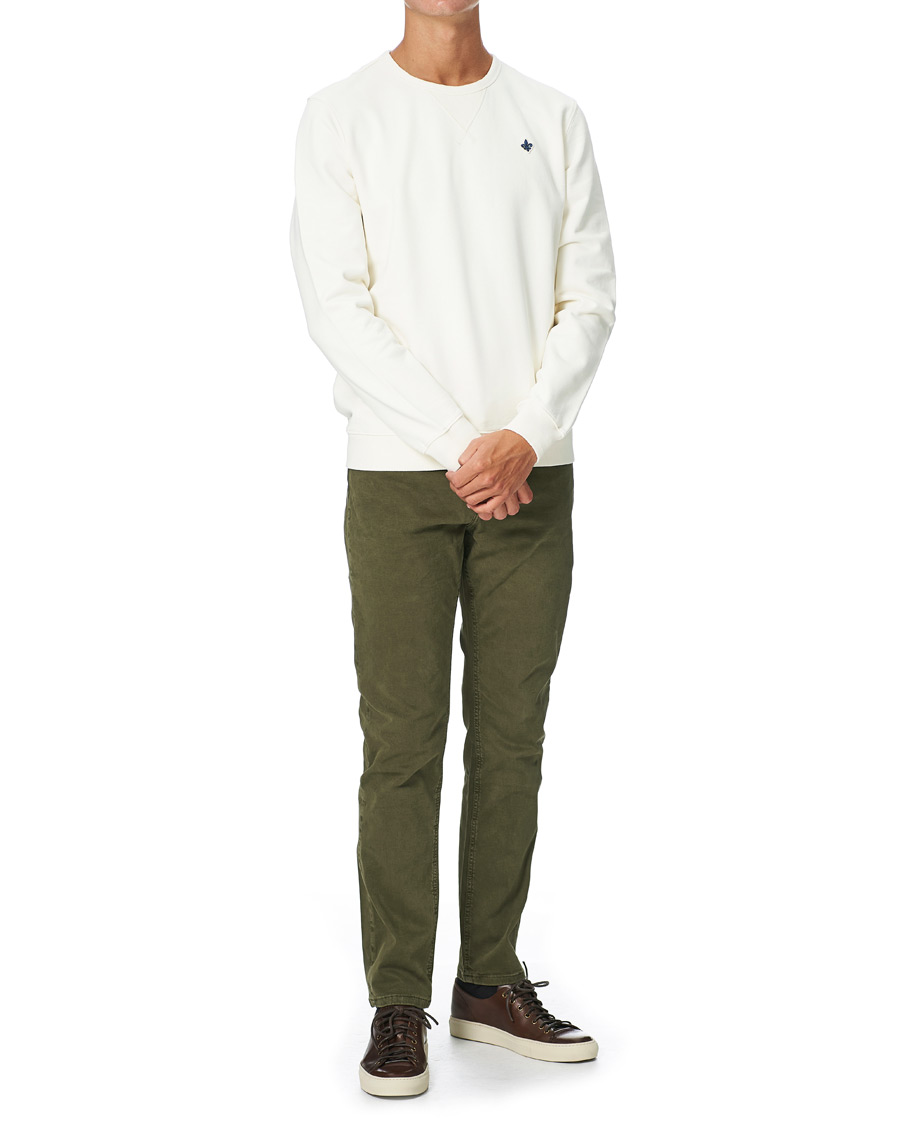 Heren | Broeken | Morris | James Brushed Chinos Olive