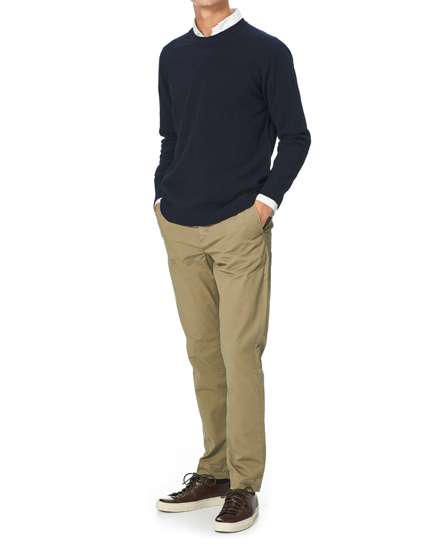 Heren | Broeken | Morris | Henry Cotton Chino Olive