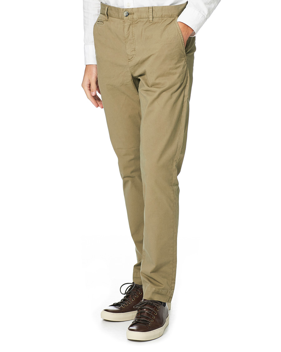 Heren | Broeken | Morris | Henry Cotton Chino Olive