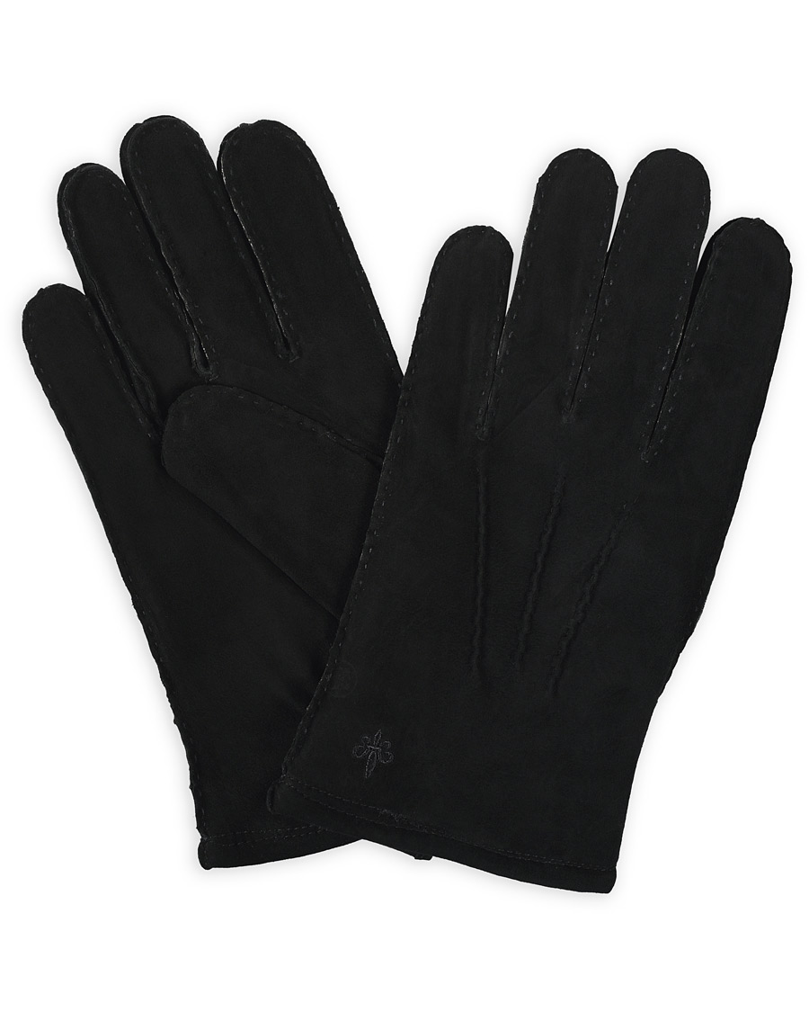 Heren | Morris Suede Gloves Black | Morris | Suede Gloves Black
