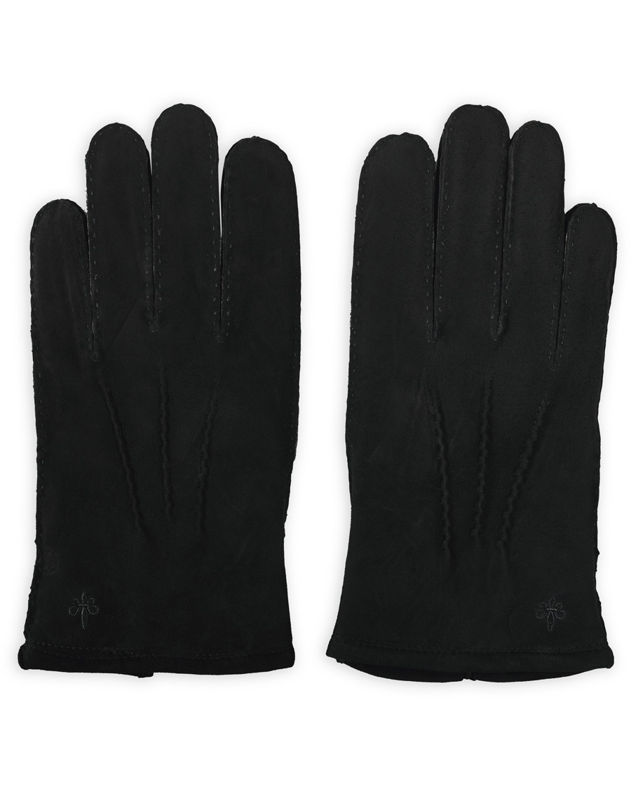 Heren | Morris Suede Gloves Black | Morris | Suede Gloves Black