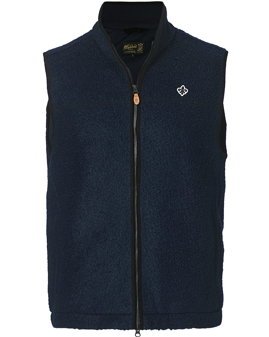 Heren | Gilets | Morris | Whitfield Pile Vest Navy