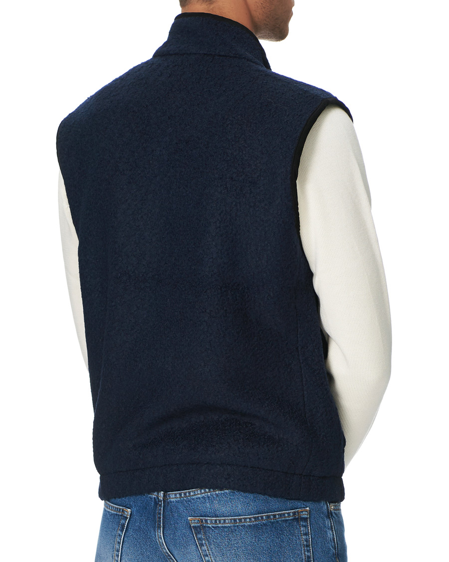 Heren | Gilets | Morris | Whitfield Pile Vest Navy