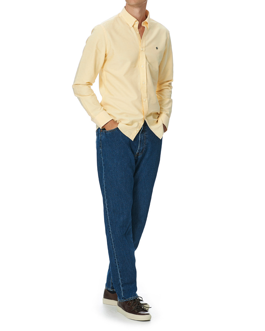 Heren | Overhemden | Morris | Douglas Oxford Shirt Yellow