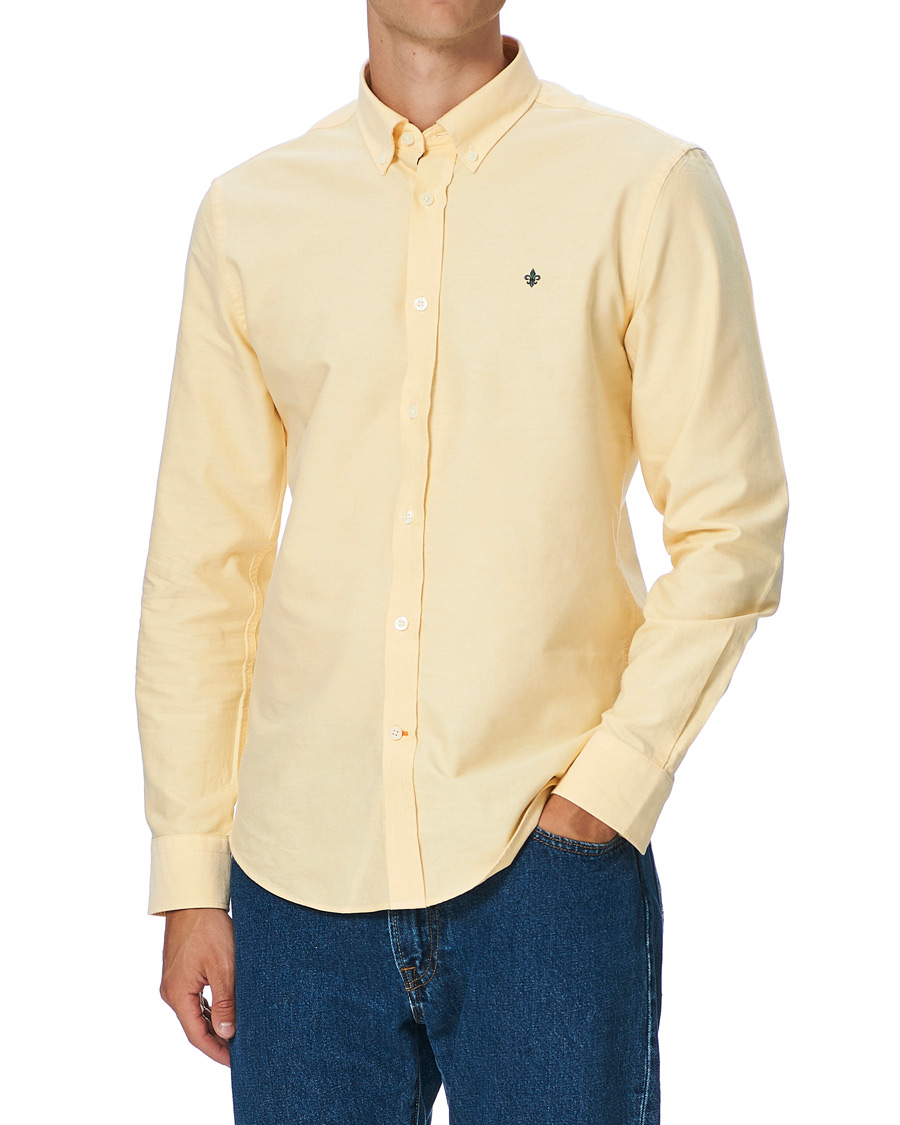 Heren | Overhemden | Morris | Douglas Oxford Shirt Yellow