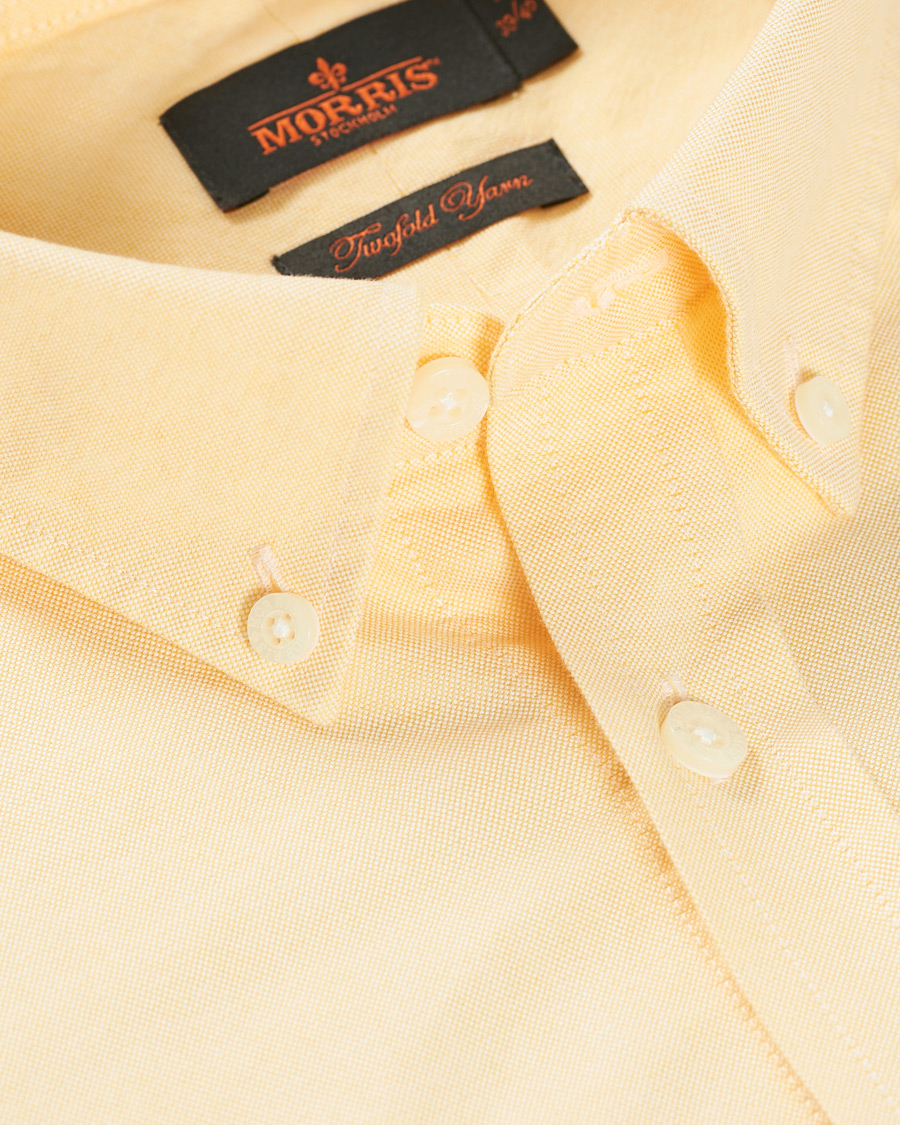 Heren | Overhemden | Morris | Douglas Oxford Shirt Yellow