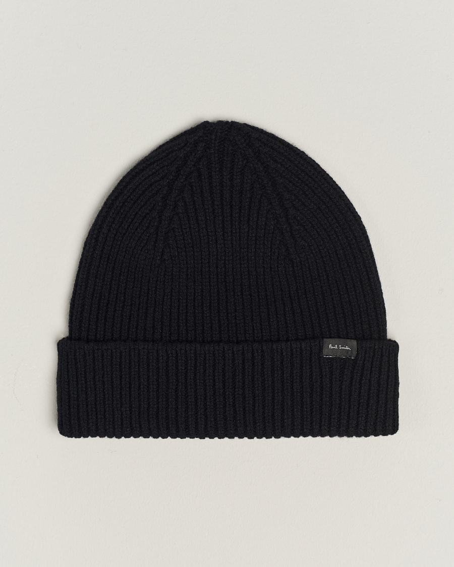 Heren | Paul Smith Cashmere Beanie Black | Paul Smith | Cashmere Beanie Black