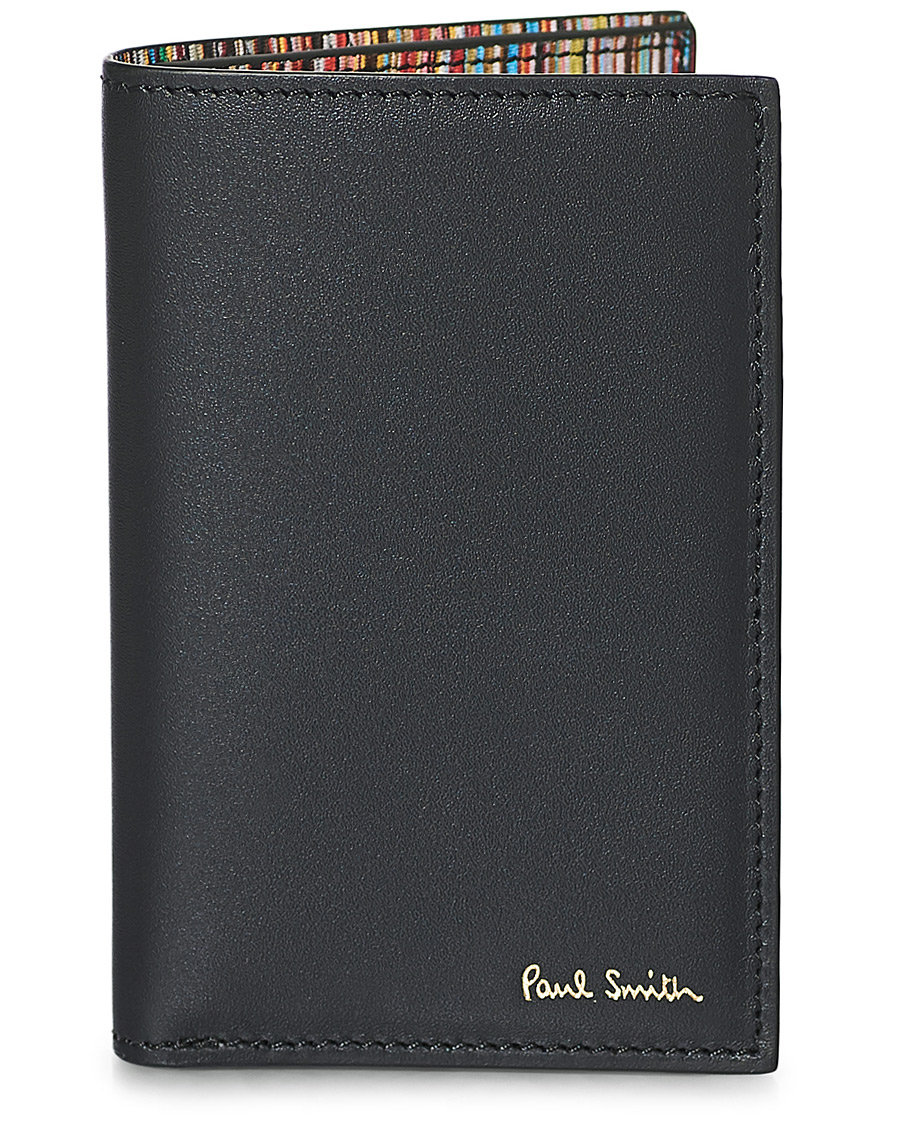 Heren | Paul Smith Stripe Leather Wallet Black | Paul Smith | Stripe Leather Wallet Black