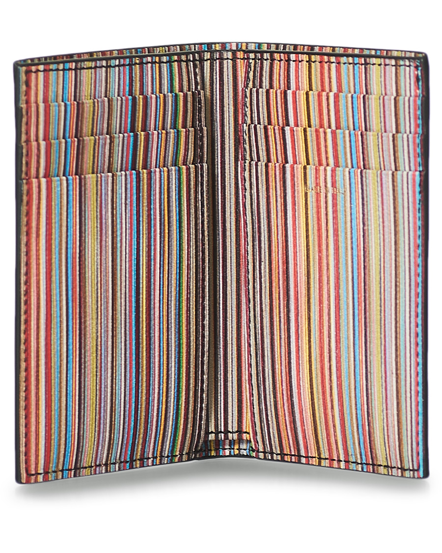 Heren | Paul Smith Stripe Leather Wallet Black | Paul Smith | Stripe Leather Wallet Black