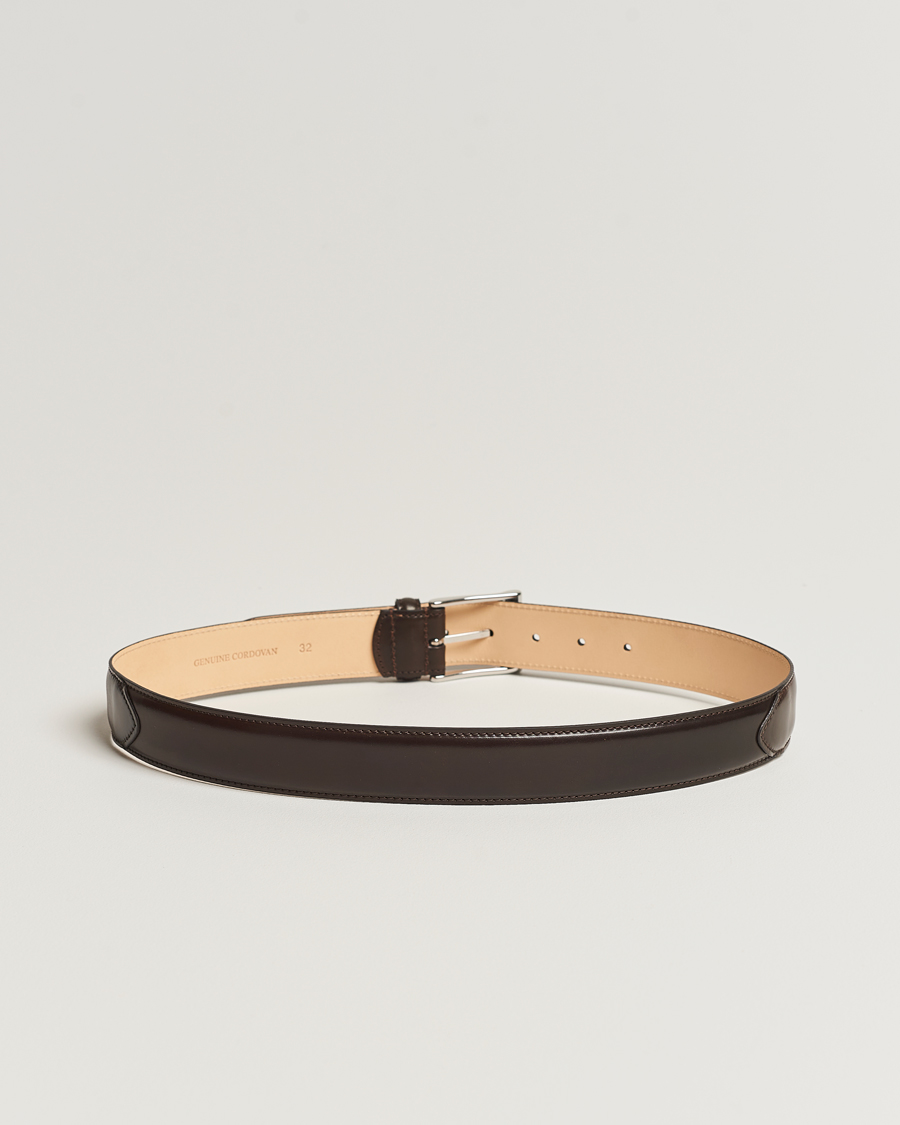 Heren | Riemen | Crockett & Jones | Belt 3.2 cm Dark Brown Cordovan