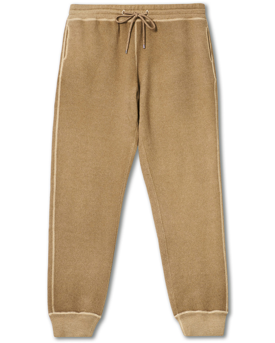 Heren | Broeken | Gran Sasso | Wool/Cashmere Sweatpants Beige