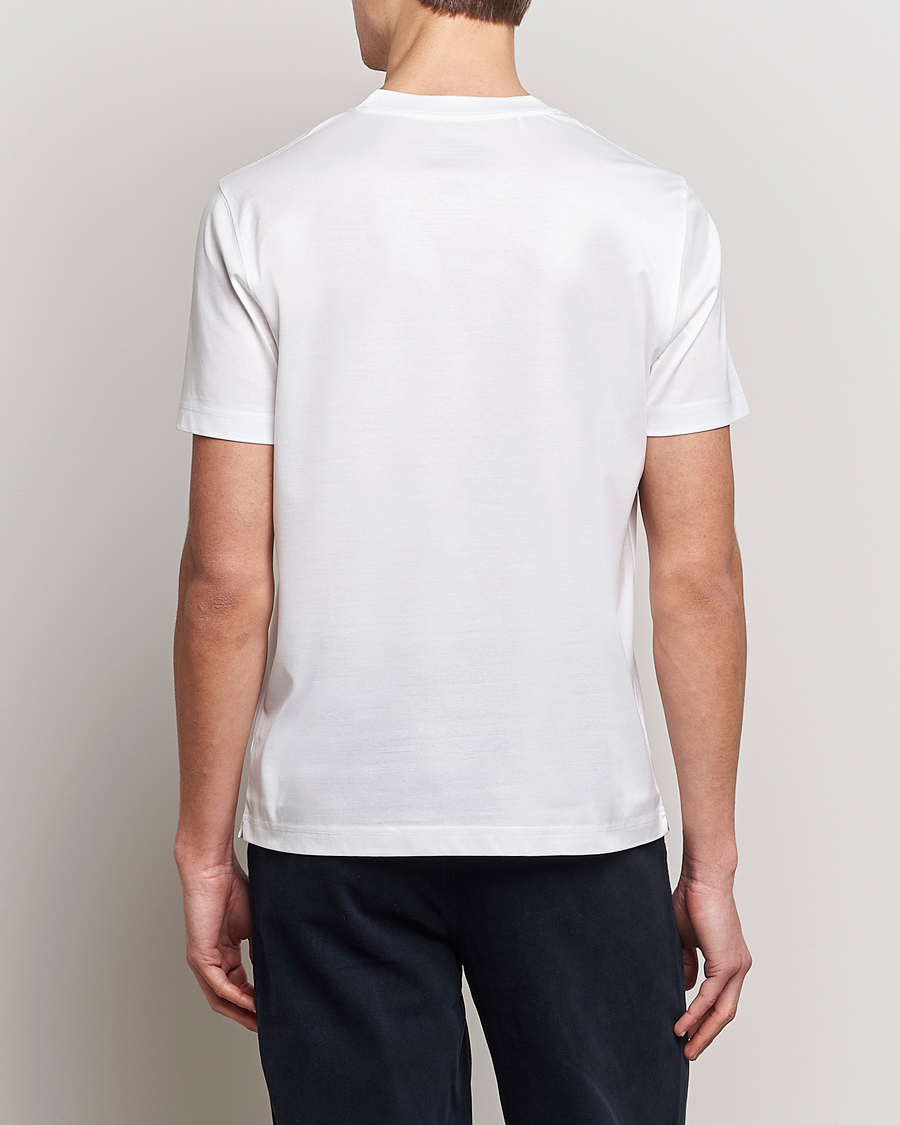 Heren | T-shirts | Eton | Filo Di Scozia Cotton T-Shirt White