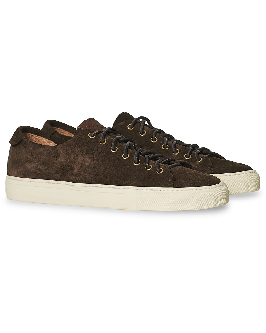 Heren | Buttero Suede Sneaker Dark Brown | Buttero | Suede Sneaker Dark Brown