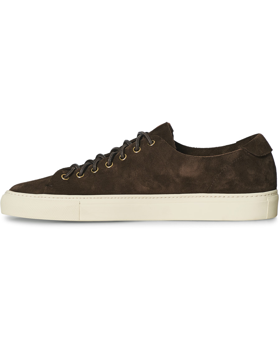 Heren | Buttero Suede Sneaker Dark Brown | Buttero | Suede Sneaker Dark Brown