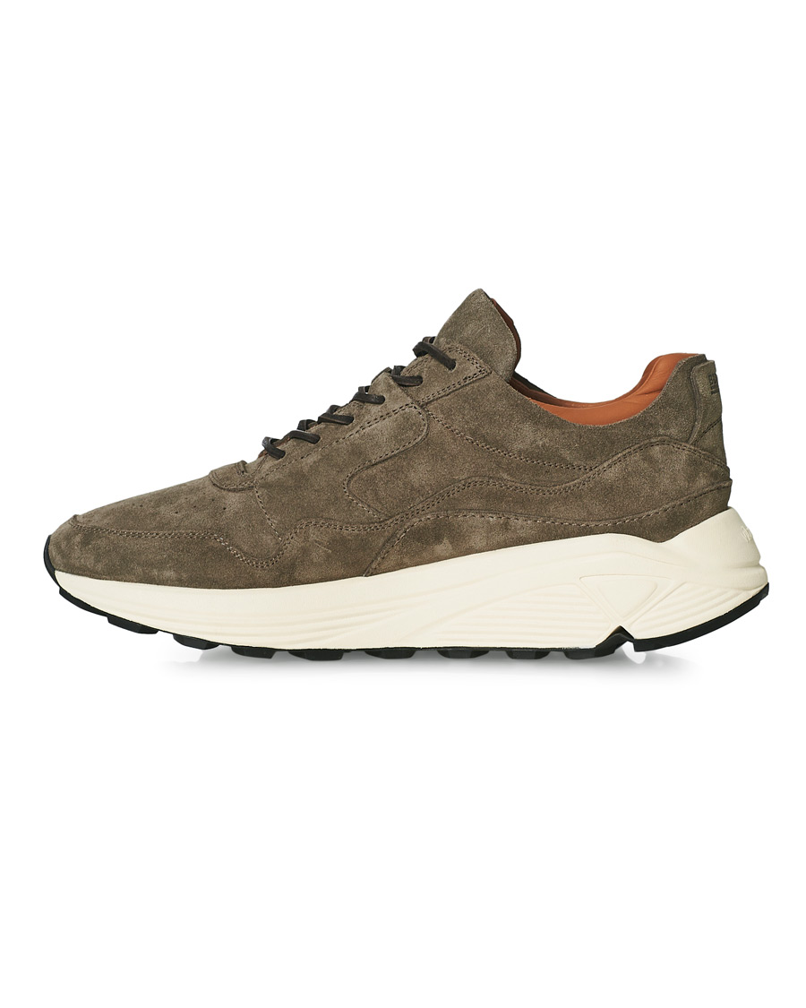 Heren | Buttero Vinci Suede Running Sneaker Taupe | Buttero | Vinci Suede Running Sneaker Taupe