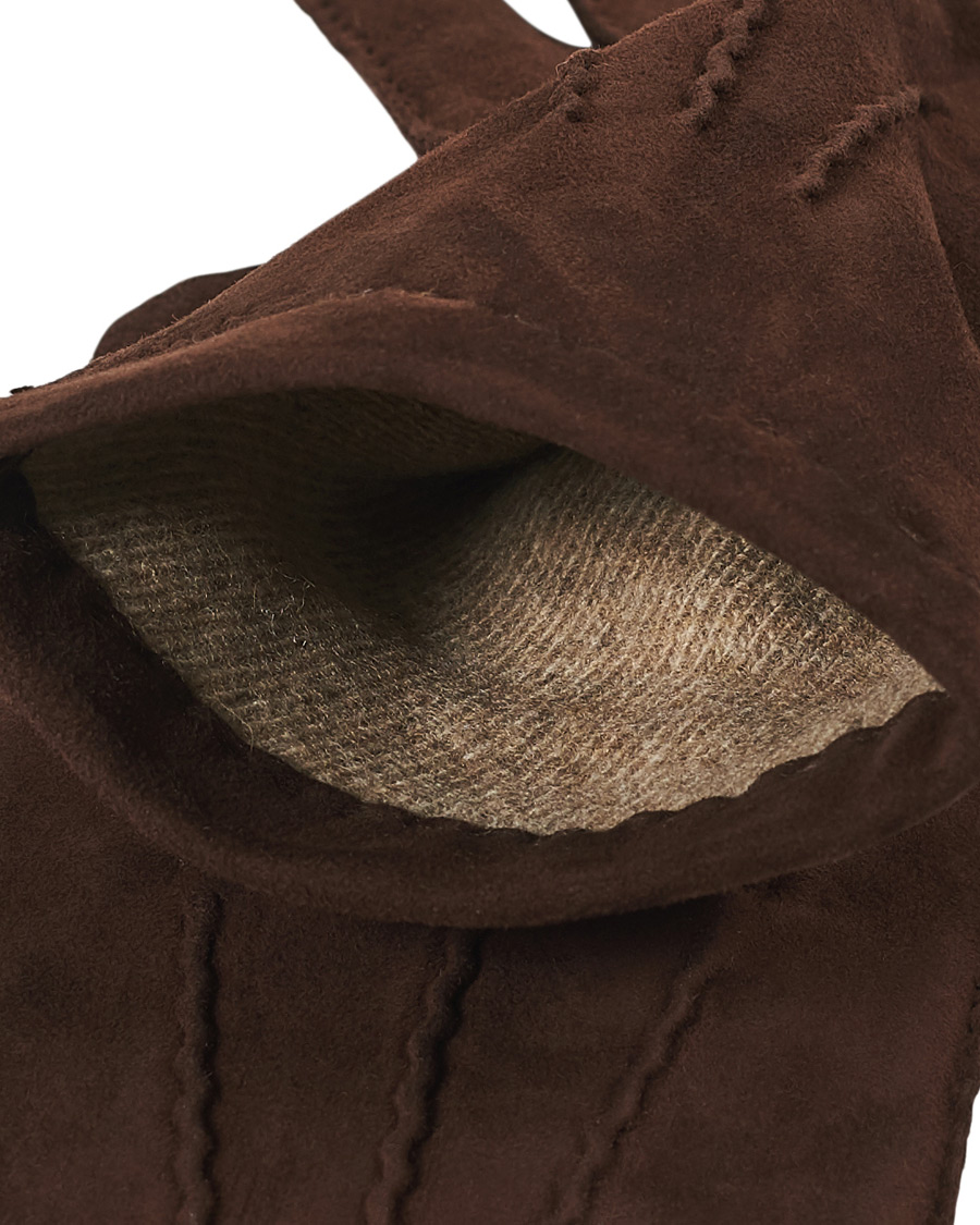 Heren | Hestra Arthur Wool Lined Suede Glove Marron | Hestra | Arthur Wool Lined Suede Glove Marron