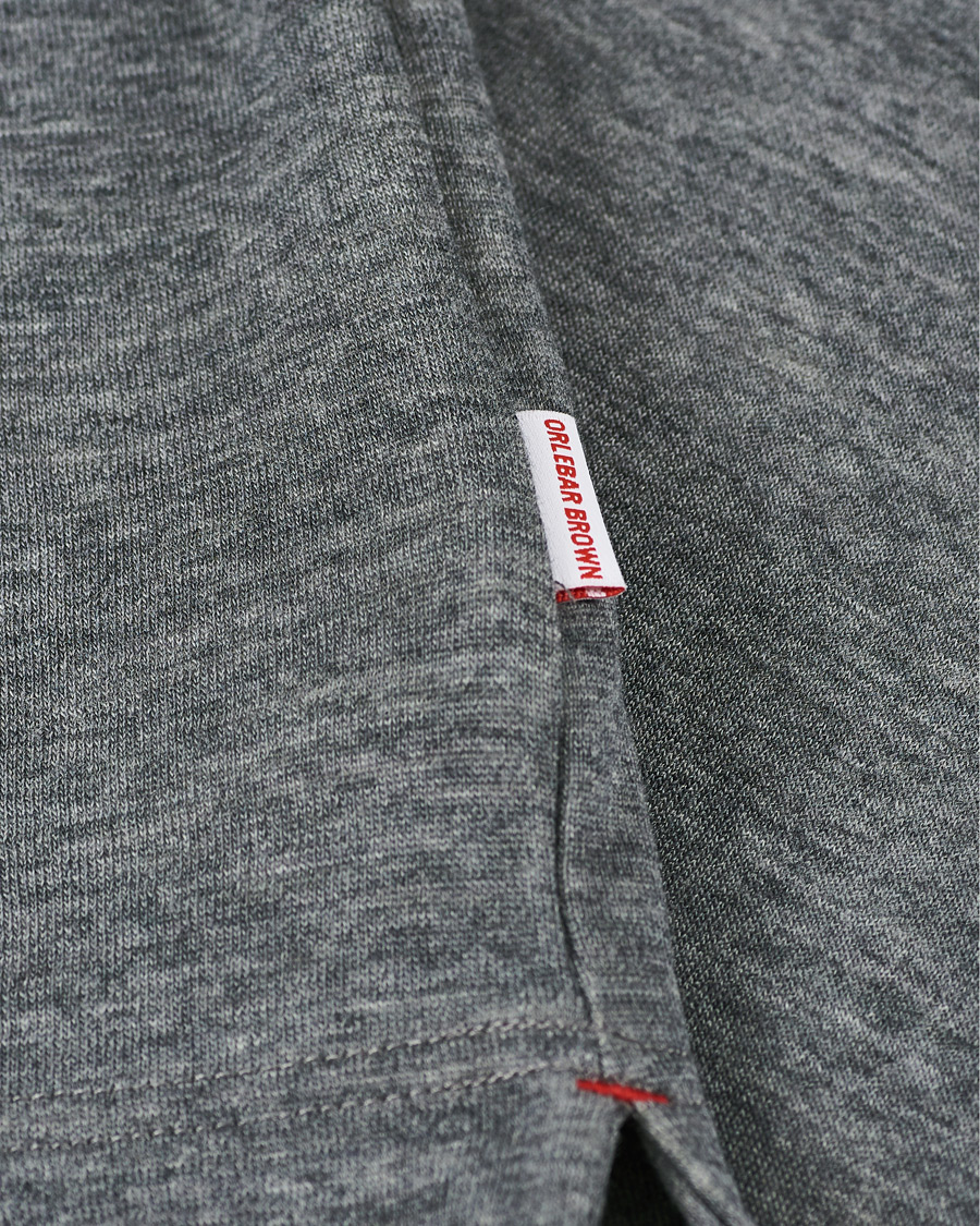 Heren | Truien | Orlebar Brown | Neilson Double Face Merino Half Zip Storm Grey