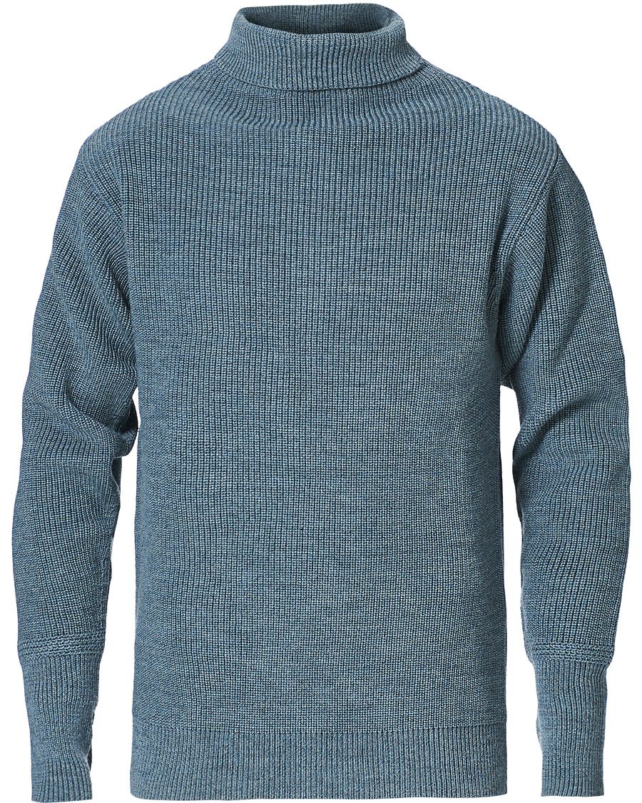 Heren | Truien | Andersen-Andersen | Sailor Turtleneck Light Indigo