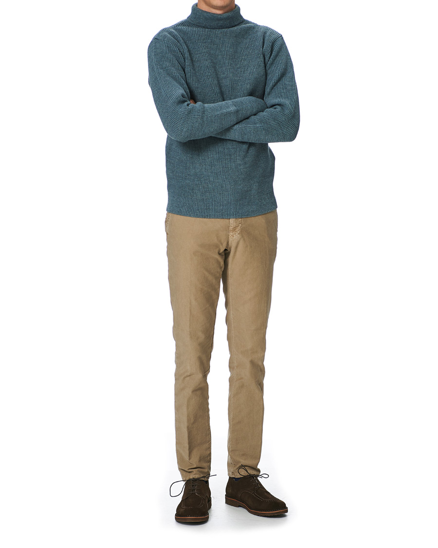 Heren | Truien | Andersen-Andersen | Sailor Turtleneck Light Indigo