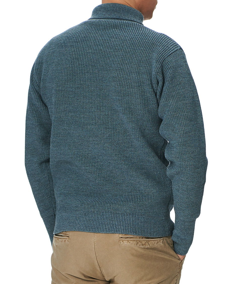 Heren | Truien | Andersen-Andersen | Sailor Turtleneck Light Indigo
