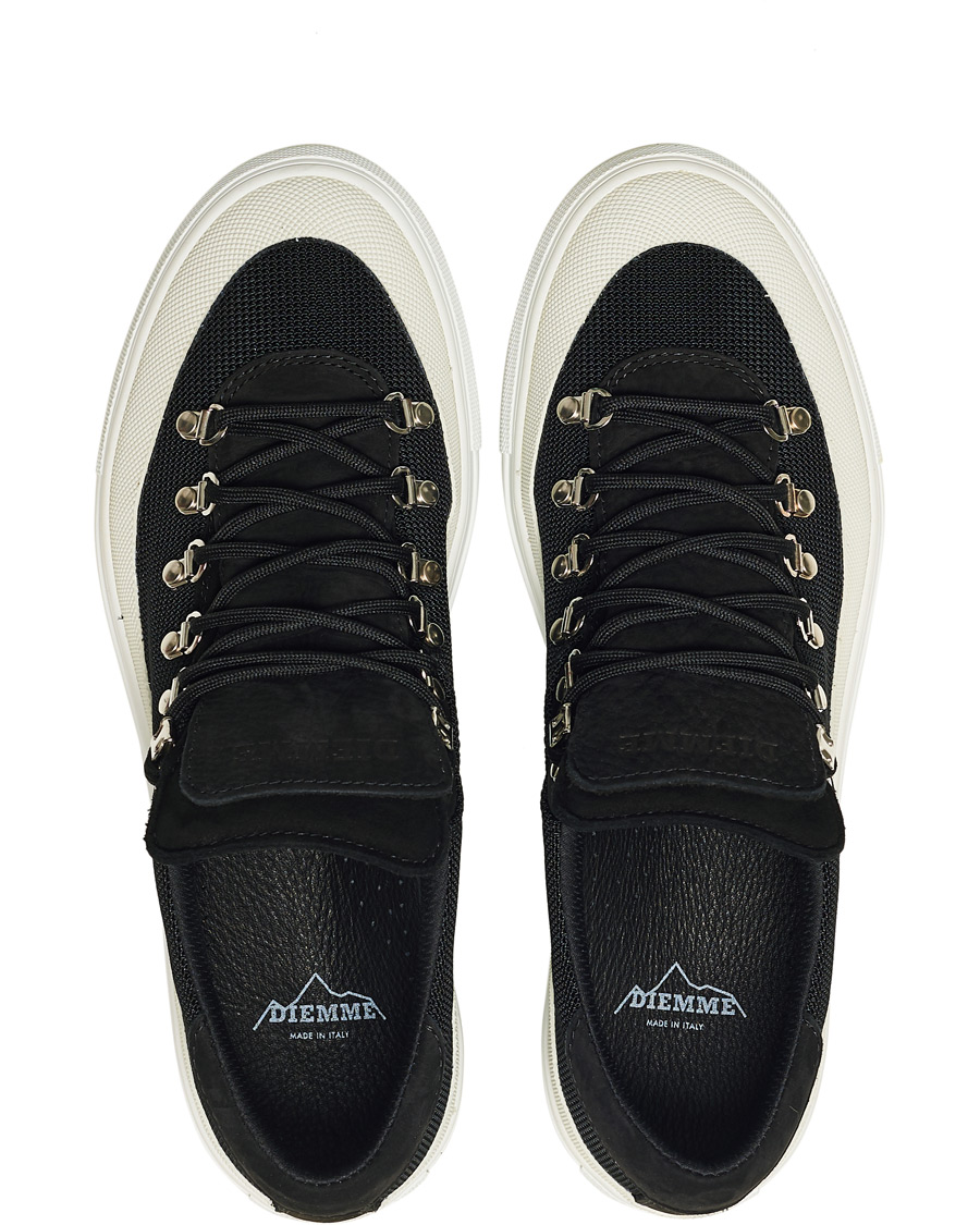 Heren | Diemme Marostica Low Sport Sneaker Black Nylon | Diemme | Marostica Low Sport Sneaker Black Nylon