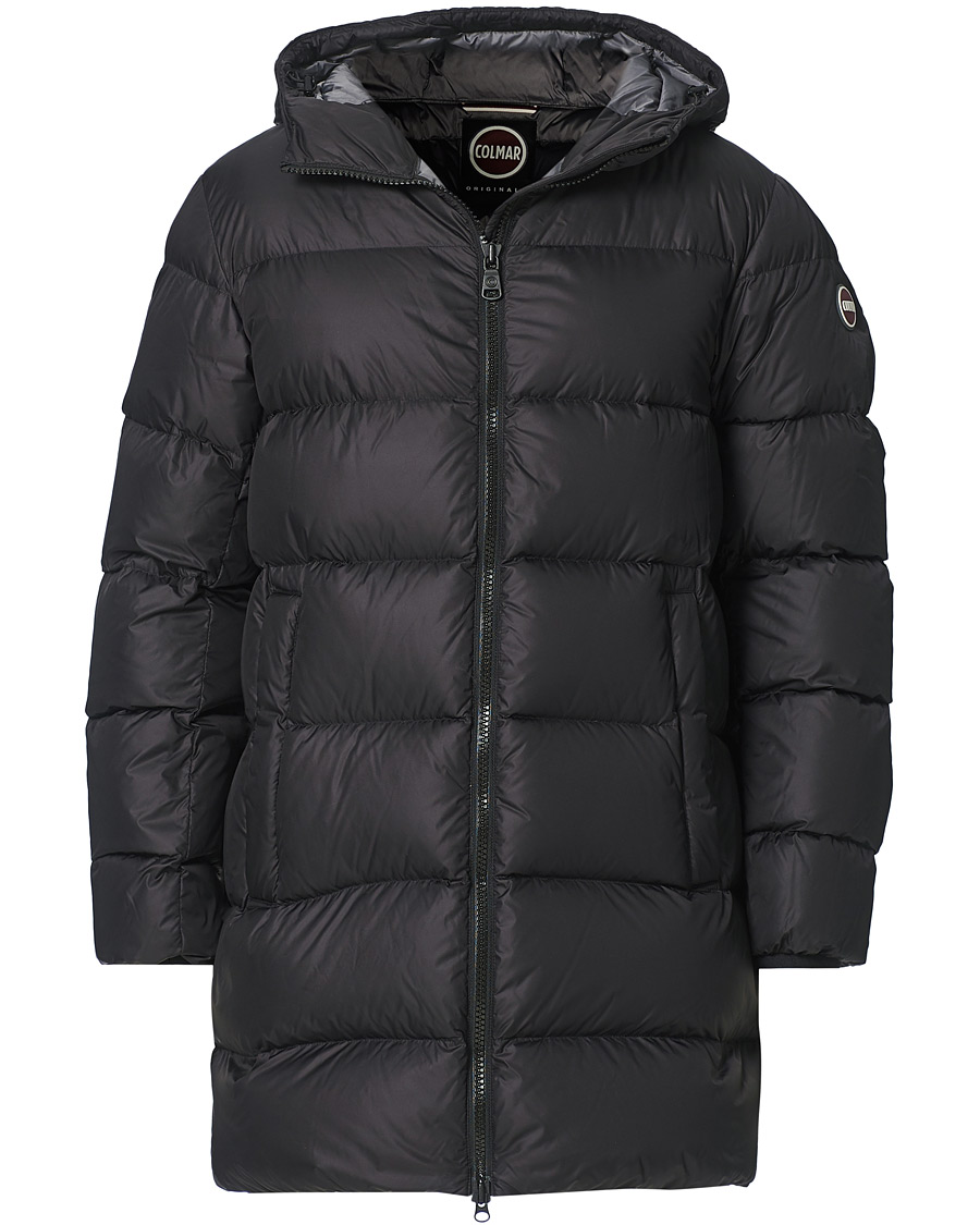 Heren | Jassen | Colmar | Concrete Long Down Jacket Black