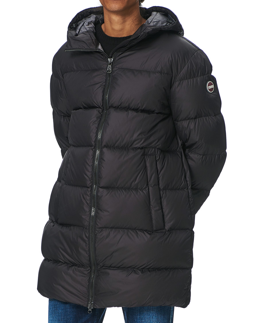Heren | Jassen | Colmar | Concrete Long Down Jacket Black
