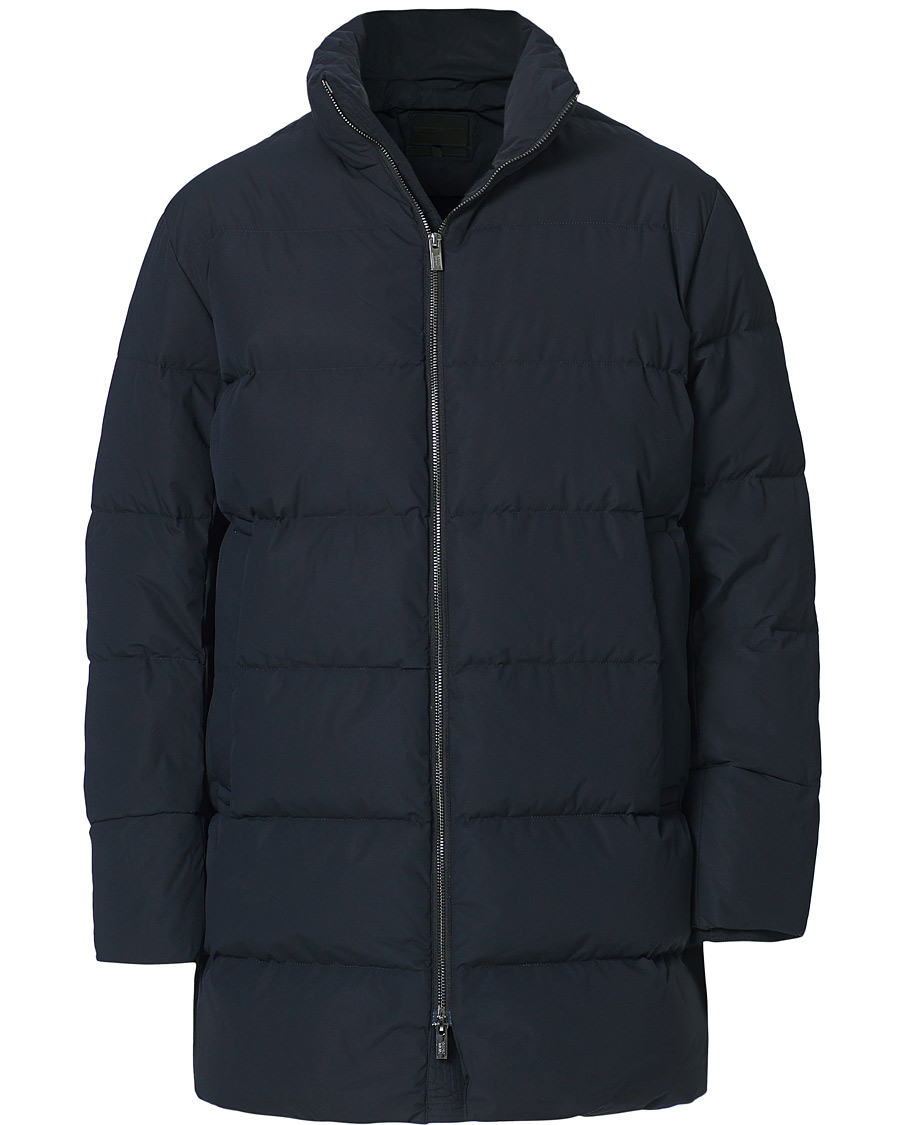 Heren | Jassen | Emporio Armani | Comfort Stretch Down Parka Navy