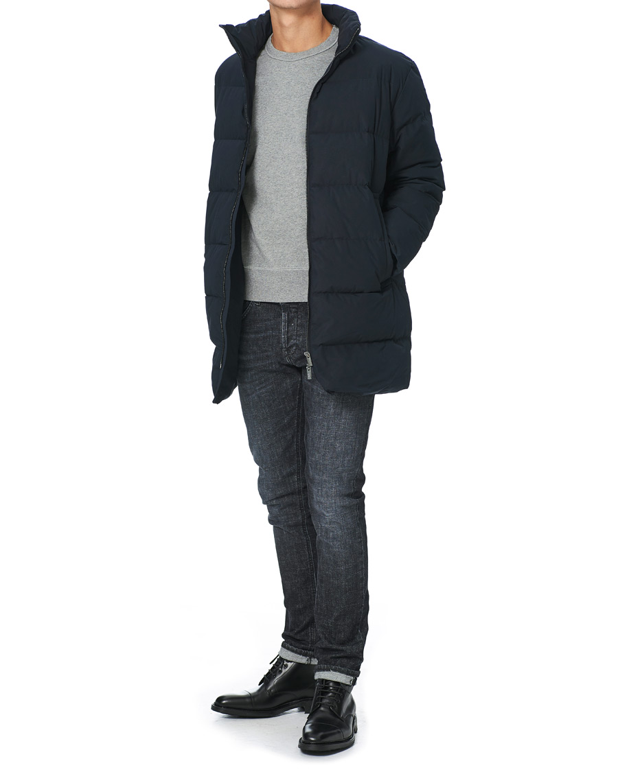 Heren | Jassen | Emporio Armani | Comfort Stretch Down Parka Navy