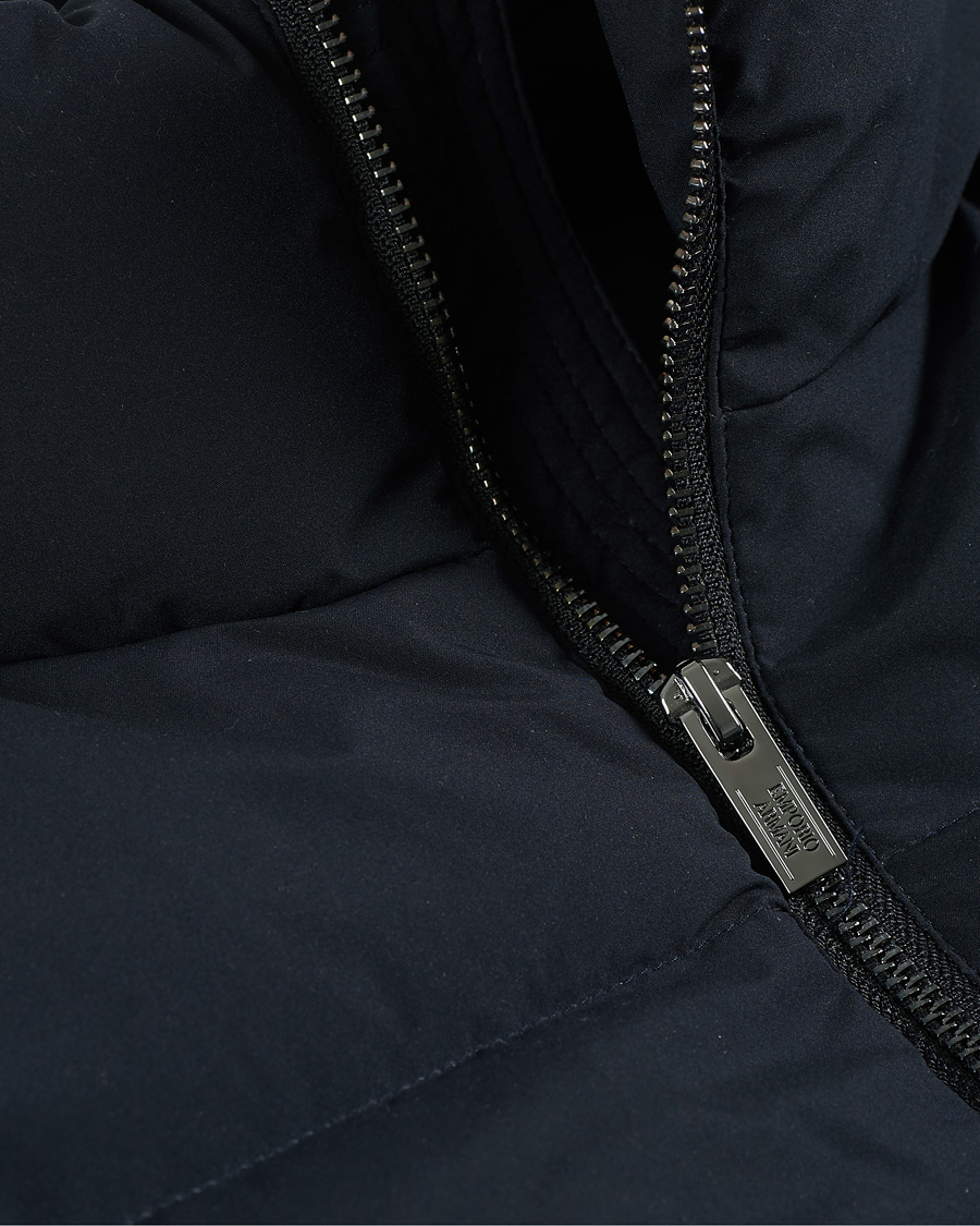 Heren | Jassen | Emporio Armani | Comfort Stretch Down Parka Navy