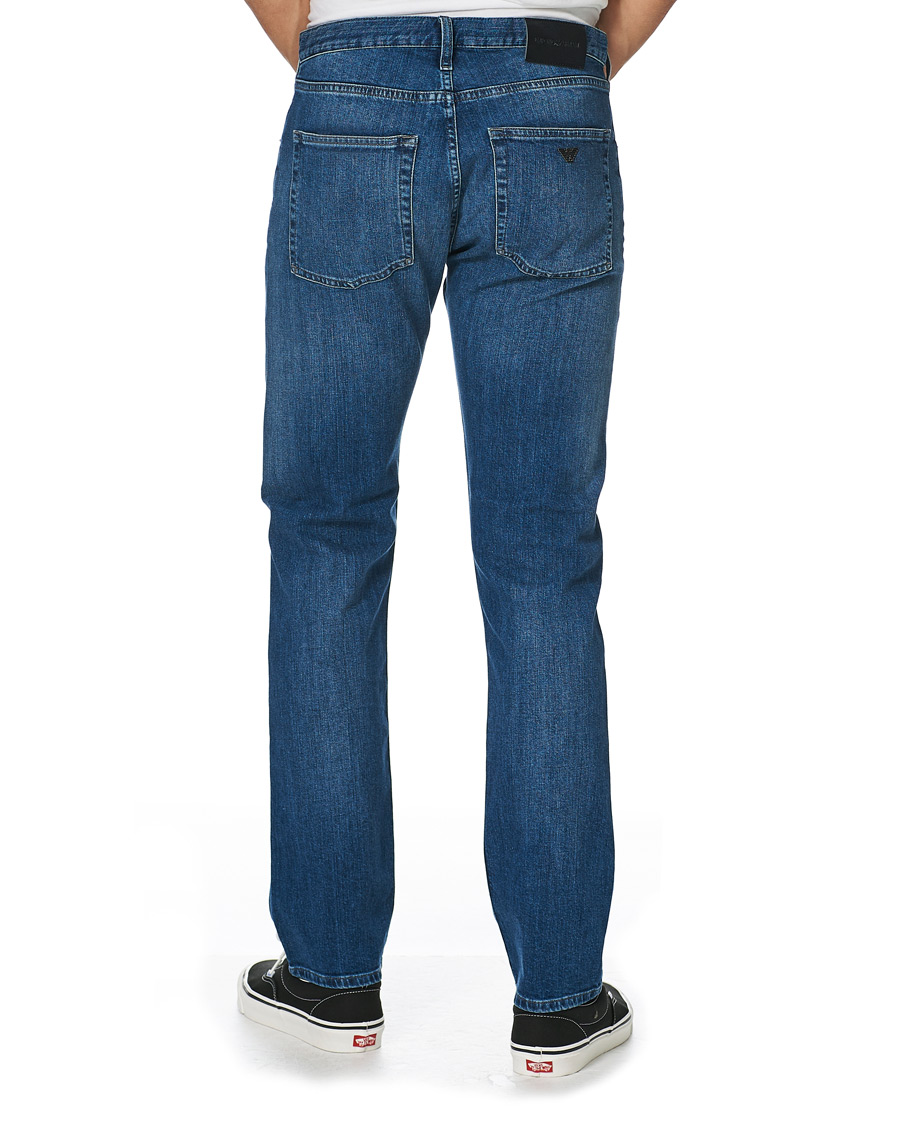 Heren | Jeans | Emporio Armani | Regular Fit Jeans Medium Blue