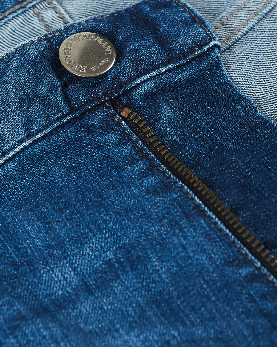 Heren | Jeans | Emporio Armani | Regular Fit Jeans Medium Blue