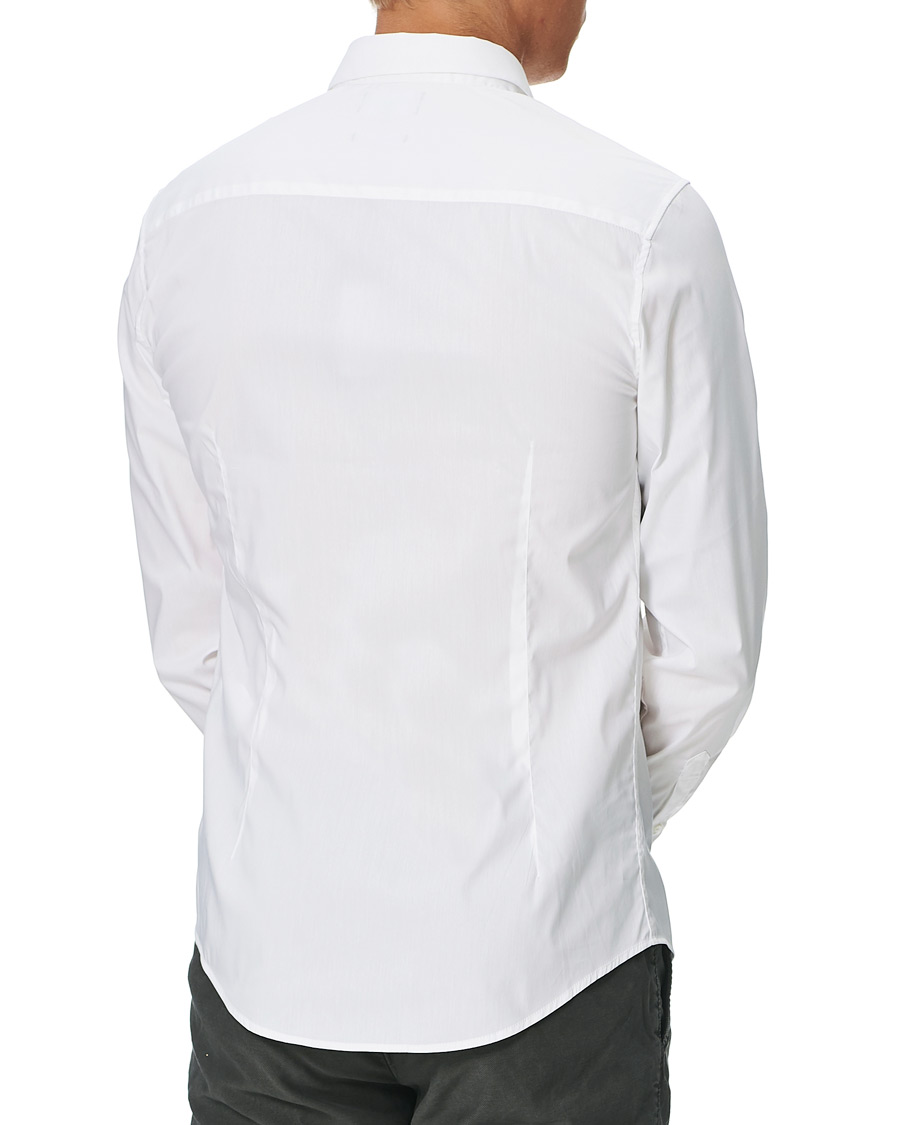 Heren | Overhemden | Emporio Armani | Cotton Stretch Shirt White