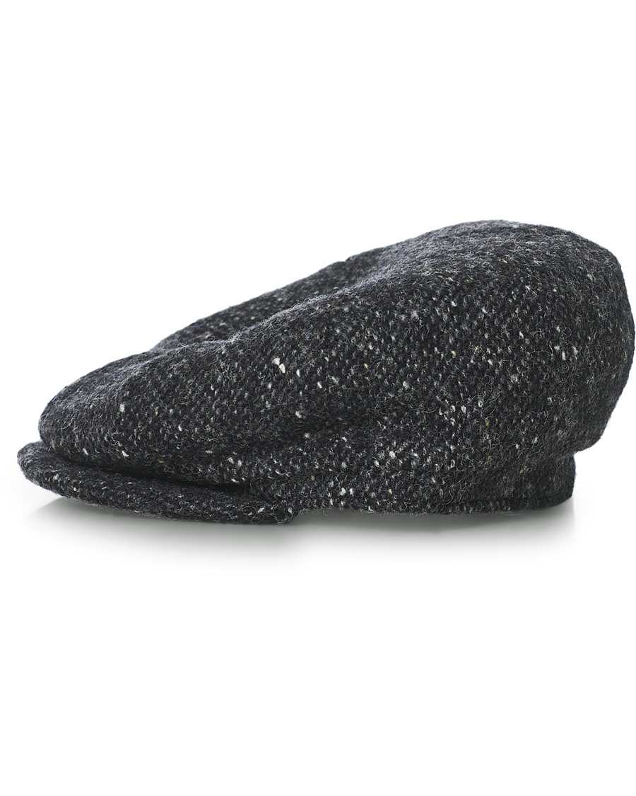 Heren | Lock & Co Hatters Glen Flat Wool Cap Dark Grey | Lock & Co Hatters | Glen Flat Wool Cap Dark Grey