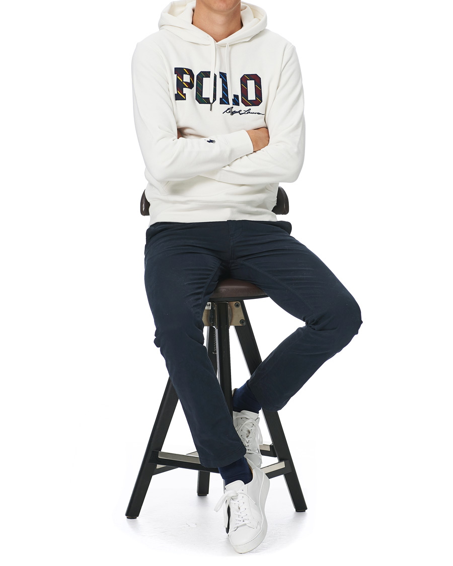 Heren | Truien | Polo Ralph Lauren | Magic Fleece Logo Hoodie Deckwash White